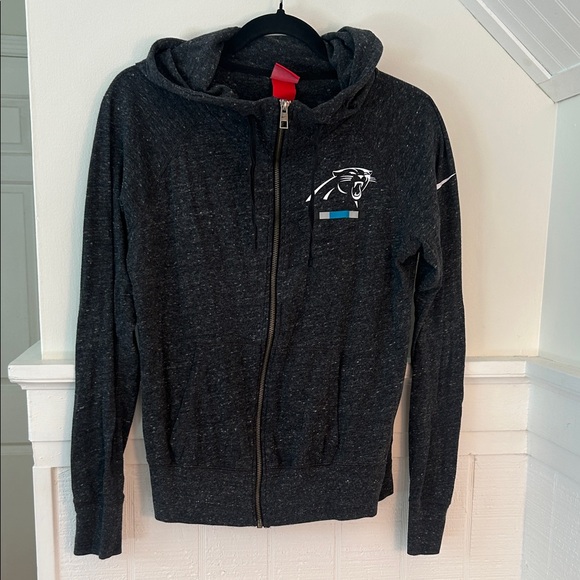 NFL Tops - NFL Nike Carolina Panthers Zip Up Hoodie Jacket size Women’s Small